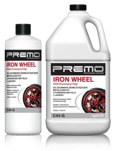 Iron Wheel (C44-G) - Środek do czyszczenia felg z efektem krwawiącej felgi